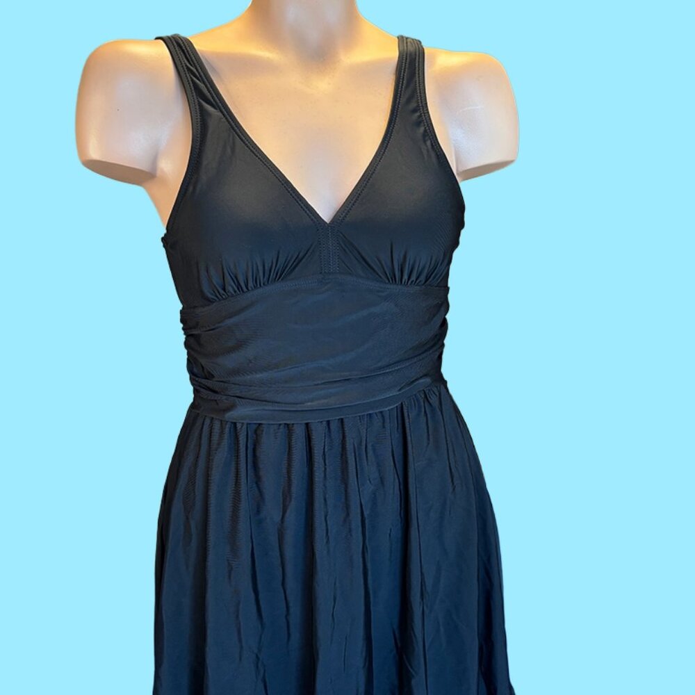 Allure Swimwear Black Swimdress